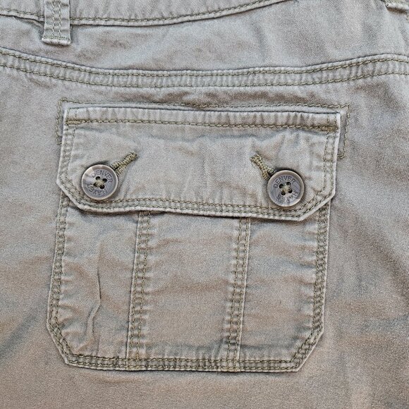 Mia Army Khaki Green Shorts for Women - Picture 6 of 6